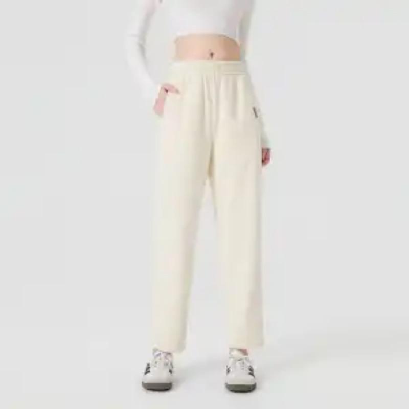 

Milk Silk Casual Women s New Winter Cloud-Sense Smooth Commuting Versatile Pants M абрикосовый