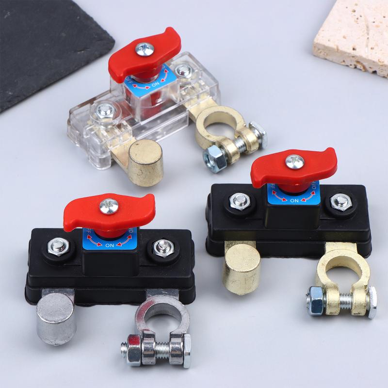 Car Battery Cut Off Switch Disconnect Automatic Circuit Breaker Anti-Leakage Switch Isolator For Cars Truck 12V/24V 1Pc