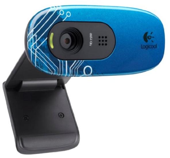 

LOGICOOL Creativity Collection HD Webcam with HD720p Video C270CB Support, синій