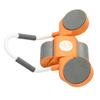 Automatic Rebound Abdominal Wheel with Elbow Support PP EVA Foam Abdominal Exercise Roller Equipment for Core Strength