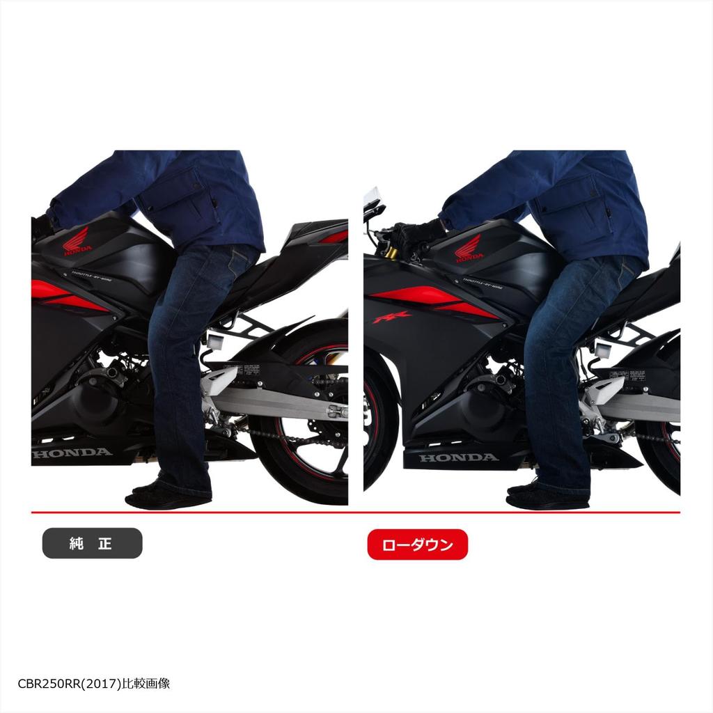 EFFEX Tieferlegungs-Kit 20mm Tieferlegung CBR250RR/ABS PHA0030D