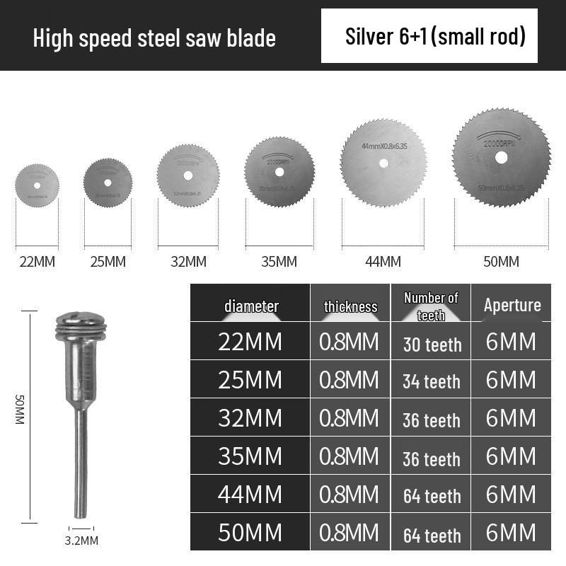 High-Speed Steel Hex Shank Saw Blade Set for Woodworking and PVC Pipe Drilling