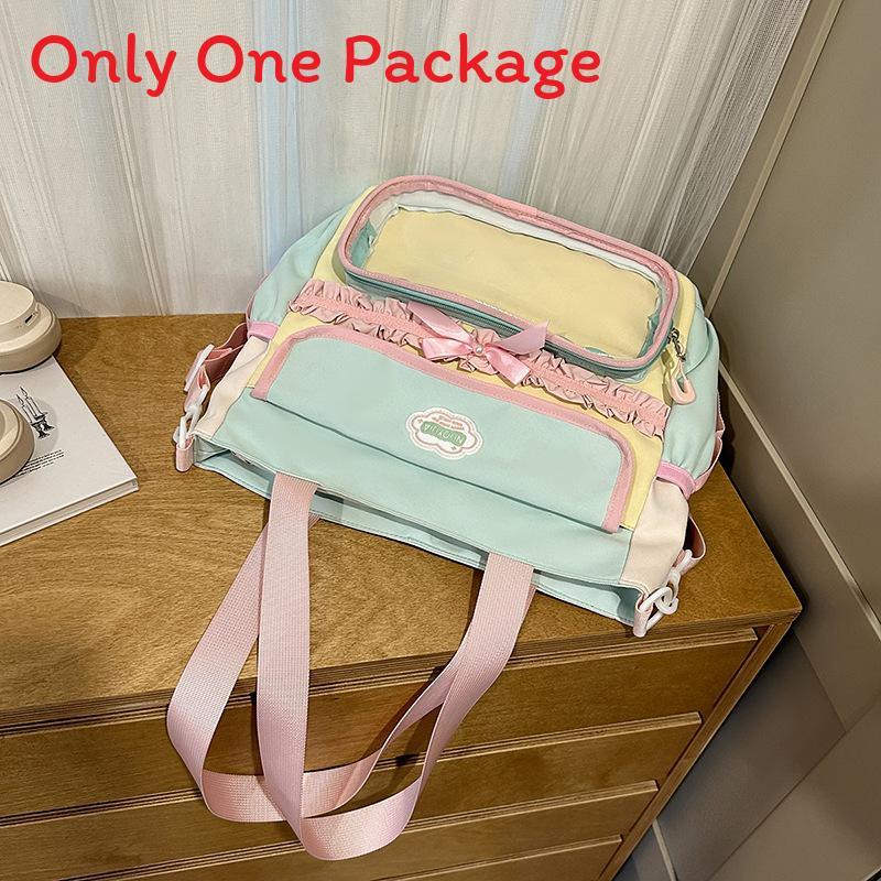 Cute Large Capacity Backpack For School Girls With Nylon Material