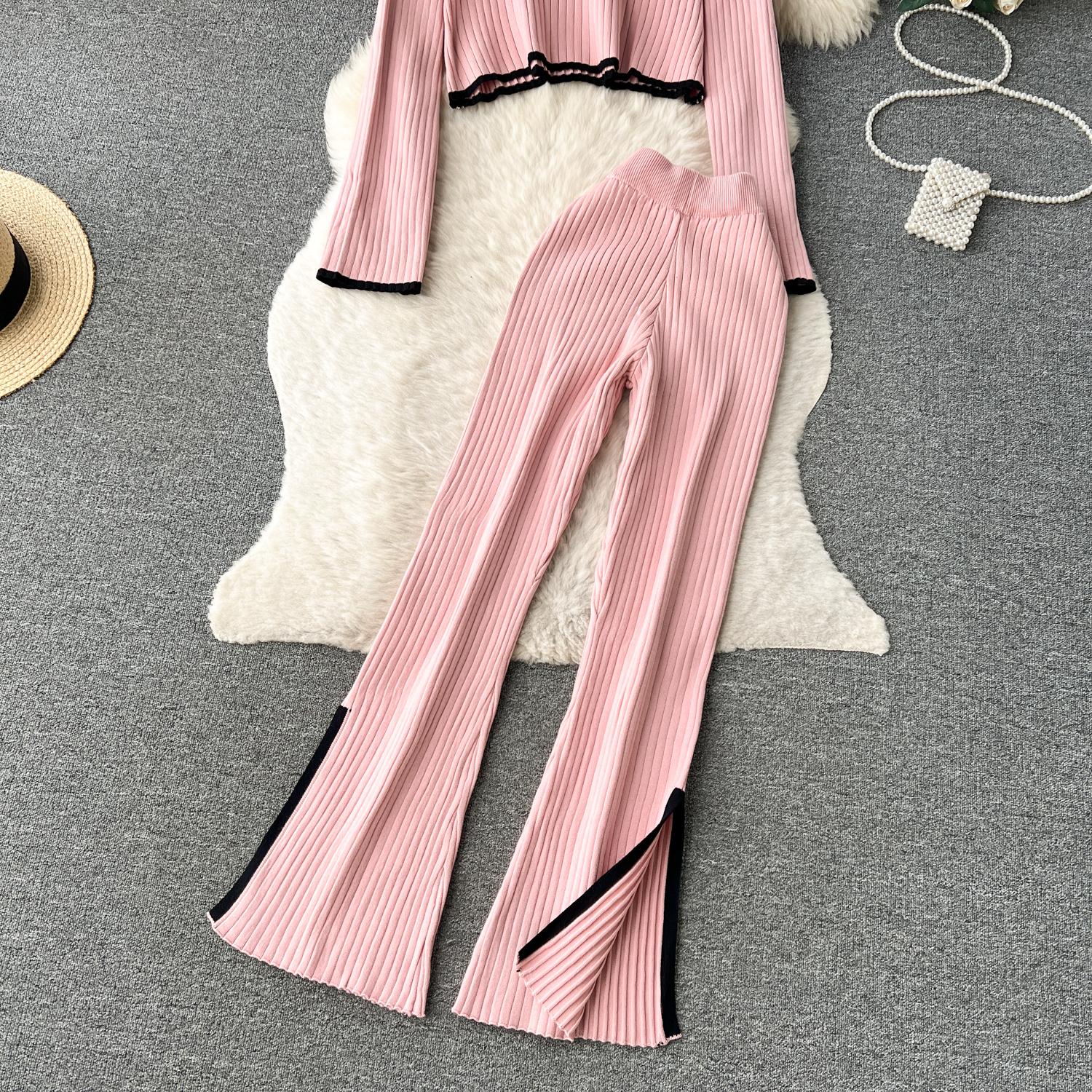 Винтажный вязаный топ с круглым вырезом в стиле Хепберн — фото 14