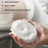 10pcs Dual-Sided Dish Washing Scrubber Non-Scratch Vegetable Fiber Sponge  Kitchen Accessories