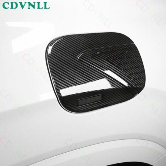 Gas Tank Cap Cover Fuel Filler Cover For Hyundai Tucson 22- ABS Carbon Fiber
