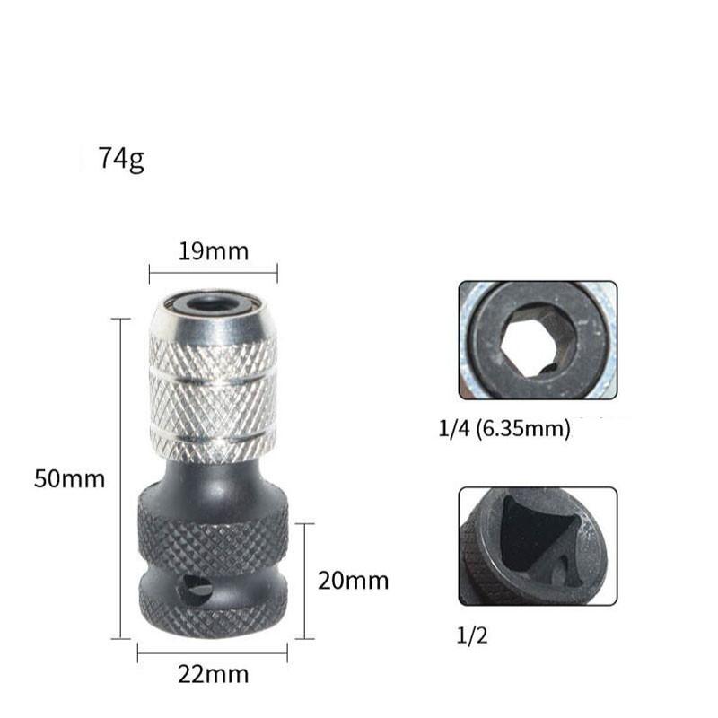 Hex Ratchet Socket Impact Wrench Socket Set Adapter Spanner Drive Converter Quick Release Tools