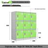 ABS Plastic Lockable Storage Cabinet for School Backpacks