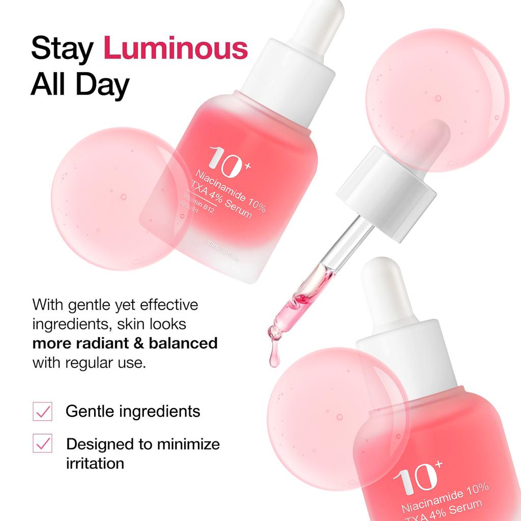 Daily TXA Face Serum 30ml – Lightweight Pink Serum to Soothe & Nourish Skin