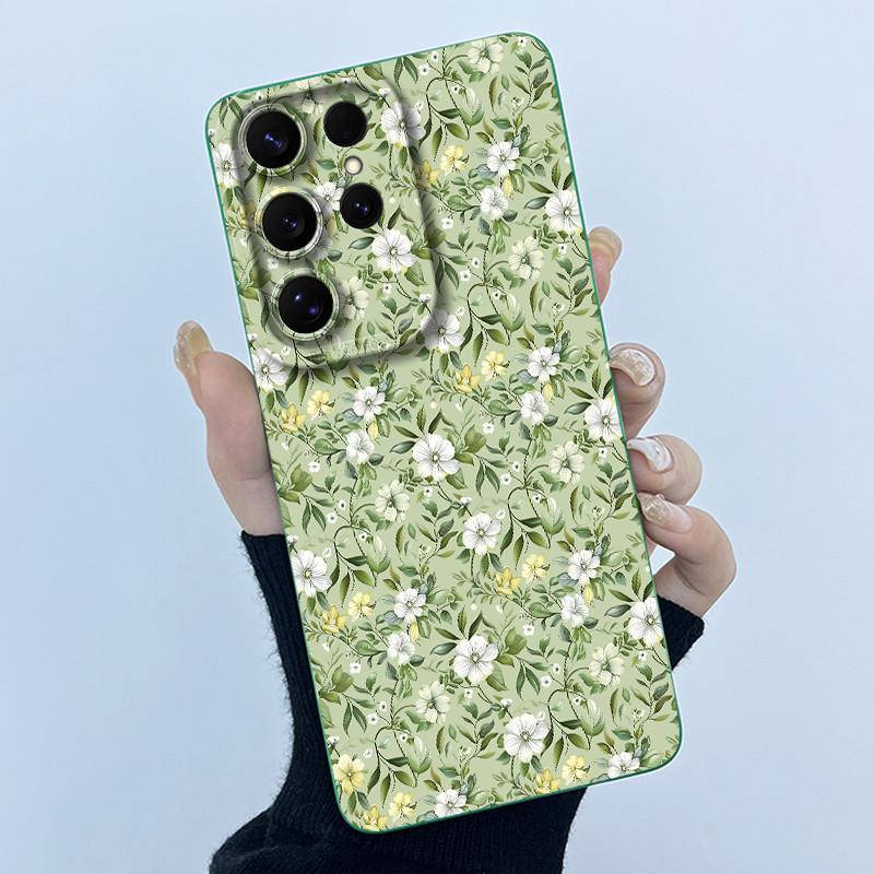 For Samsung Galaxy S26 Ultra Case Samsung Galaxy S26 Plus S26 Ultra Cover Bumper Oil Painting Flower Shockproof Silicone Cases