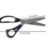 Serrated Edge Zig Zag Scissors Stainless Steel Sewing Shears Pinking Shears  Fabric Cutting