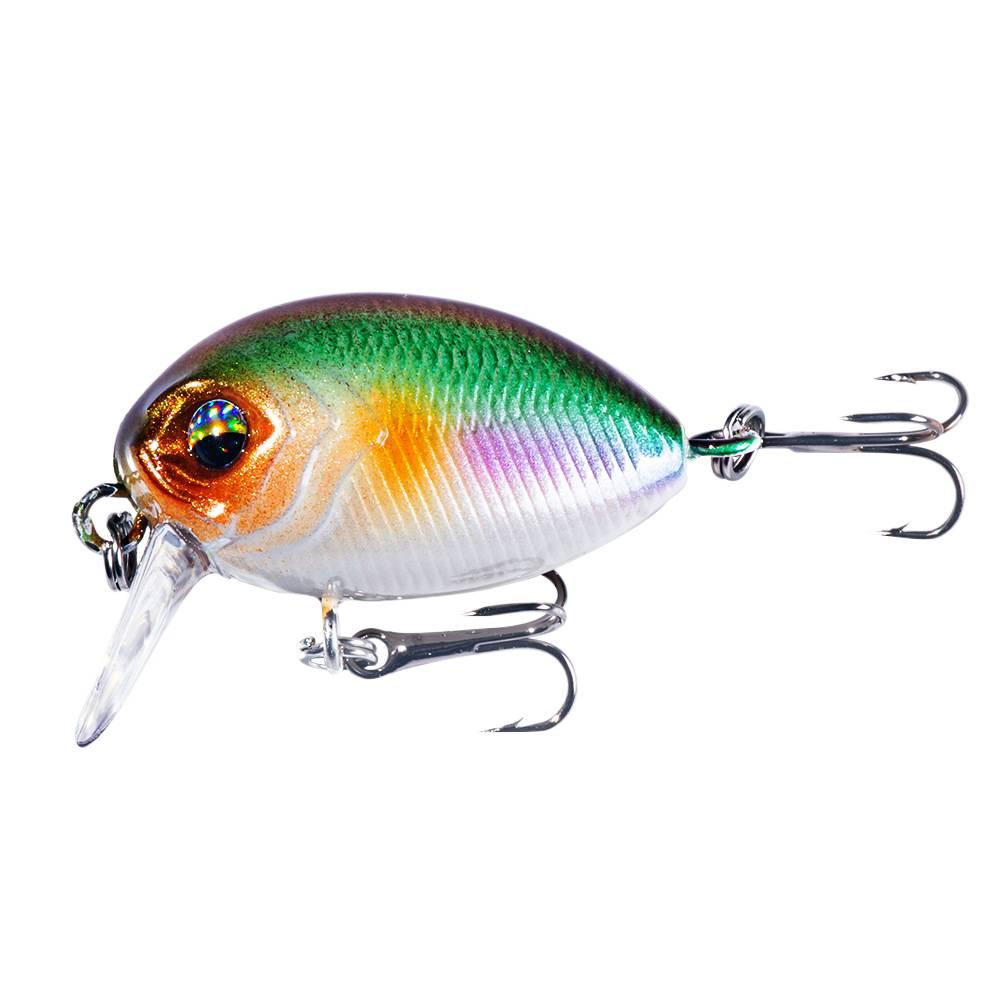 Rock Little Fat Fish Bait Full Set Micro Minnow Fake Bait Lure Bait Floating Fishing Lure Outdoor Fishing Gear 3.8CM-3.8G