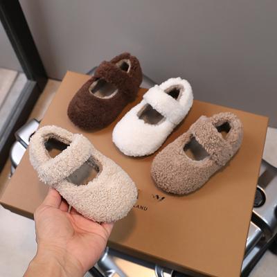 Scarpe di Peluche da Bambino Autunno e Inverno Scarpe di Moda Peluche da Ragazza Scarpe di Cotone Tesoro da Donna