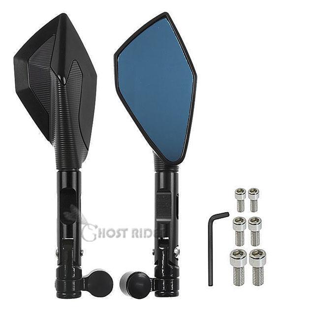 CNC hliníková zpětná zrcátka na motocykly modré antireflexní zrcátko pro Honda Hornet 600 CB 600F 900F 250F 300F 650F X4