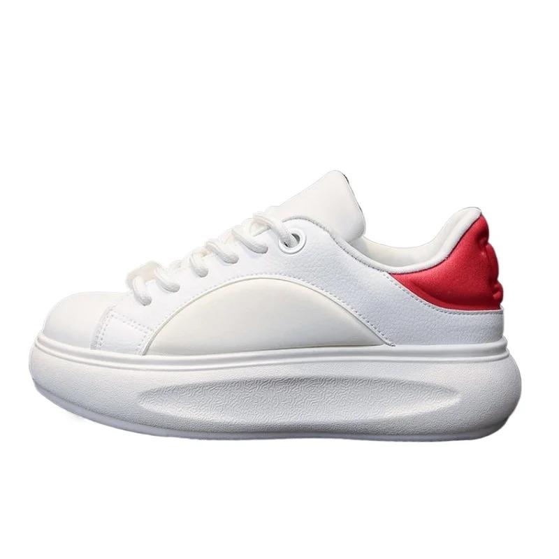 Fashion Women Sneakers Shoes 2024 Fashion Woman-shoes Platform Designer Roses Thick Sole Casual New Summer PU Lace-Up Basic Leisure Rou