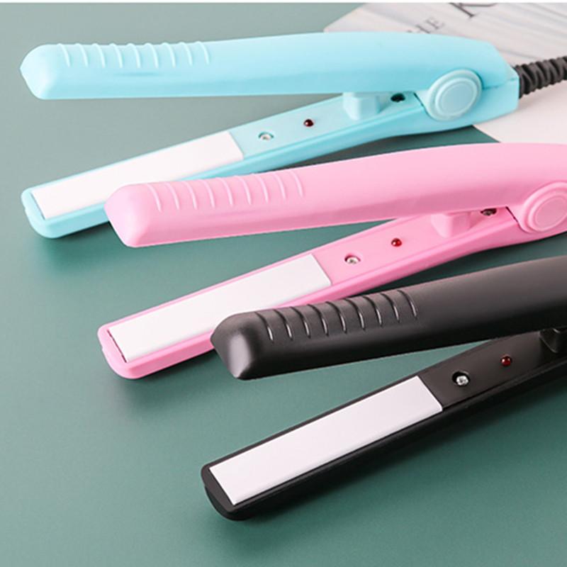 Mini Electric Ceramic Hair Straightener Hair Care Straightening Hair Crimper Pro Styling Hair Curler