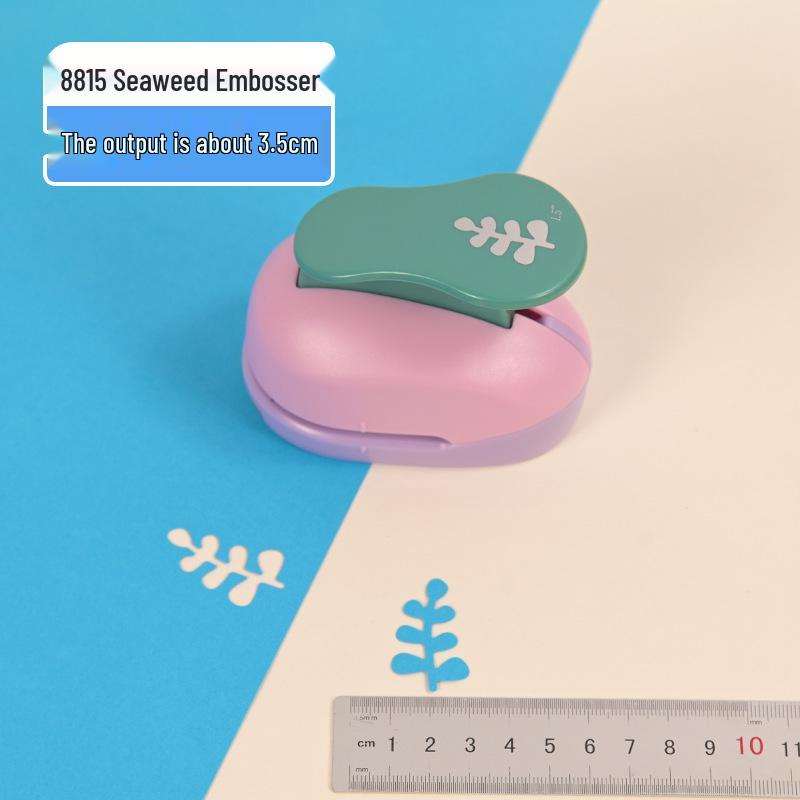 Children's DIY Embossing Machine: Easy Large Flower Punch for Kindergarten Craft and Paper-Cutting Projects