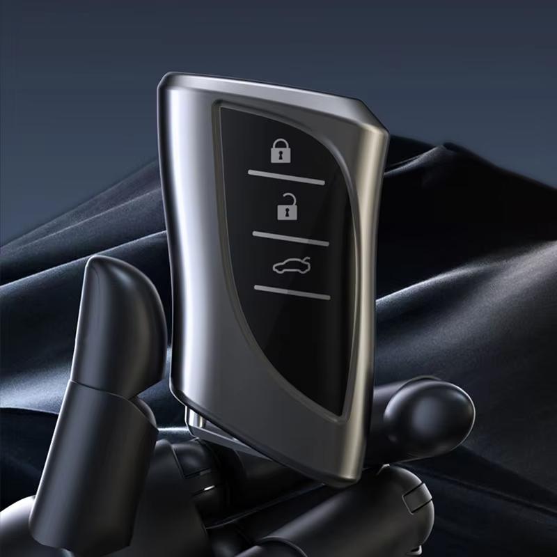 Grigio Titanio per Lexus UX250 UX260 Es Es350 UX200 UX250h ES200 ES300h ES350 US200 Custodia Cover Accessori per Chiave Auto Remota Smart