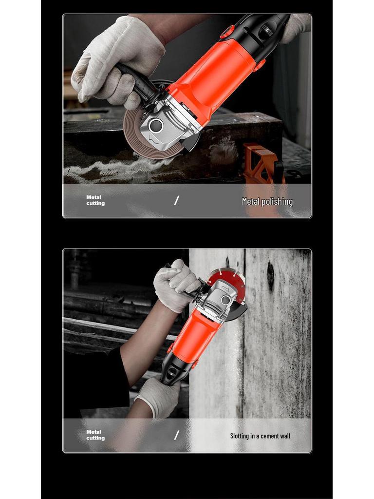 Polizor unghiular mic multifuncțional și polizor - Unealtă portabilă de tăiat și șlefuit cu disc