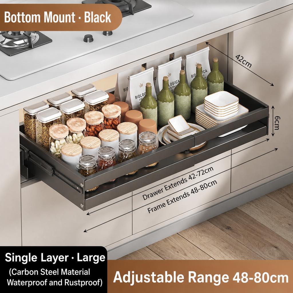 Pull-Out Rack Kitchen