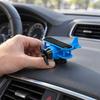 Vehicle Dashboard Decorations Solar Energy Rotating Plane, Creative Car Ornament Air Freshener Holder with Light Sensor, Unique Automotive Interior