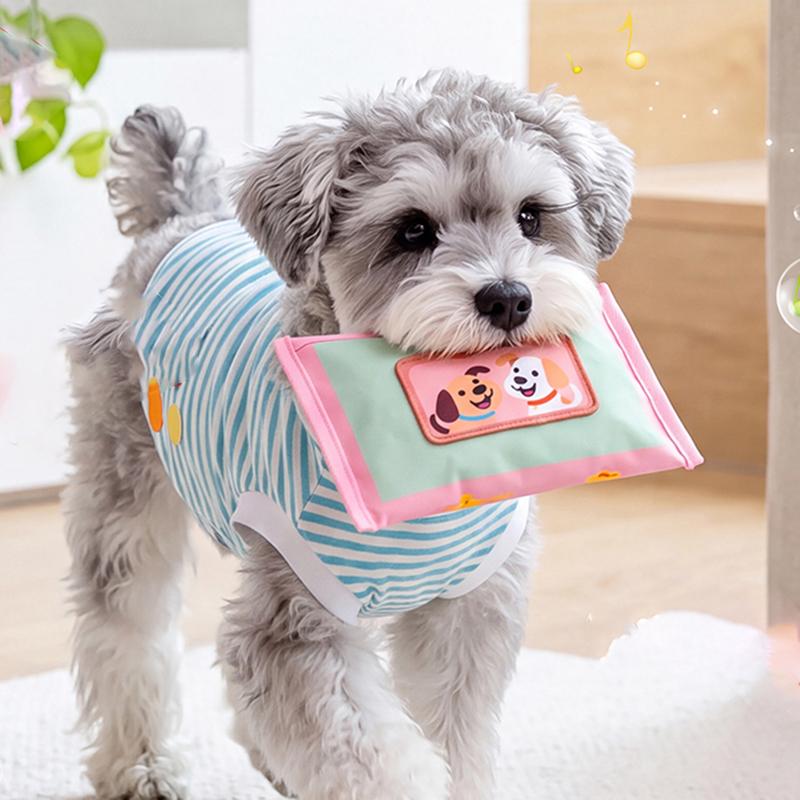 Interactive Dog Puzzle Toy for Puppy Sniffing Training - Leaking Food Wet Wipes Tissues Hiding Game New Pet Toys