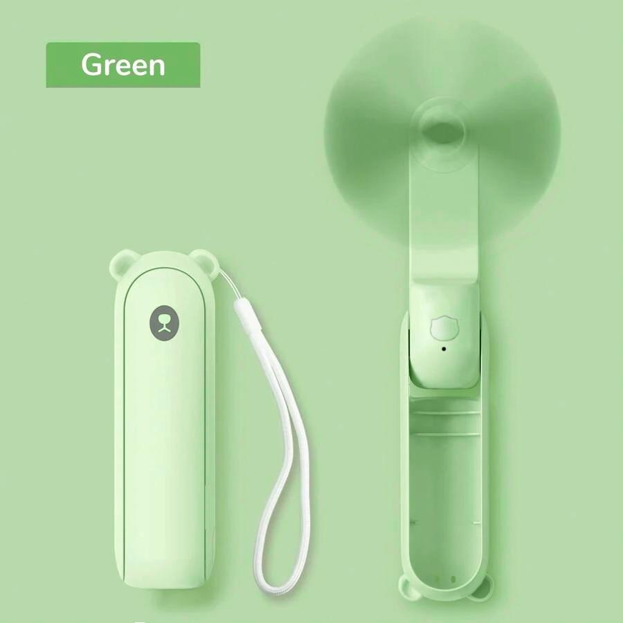 USB Charging Folding Small Fan, Portable Mini Fan, Handheld Eyelash Fan, Suitable for Home, Office, Travel and Outdoor Use