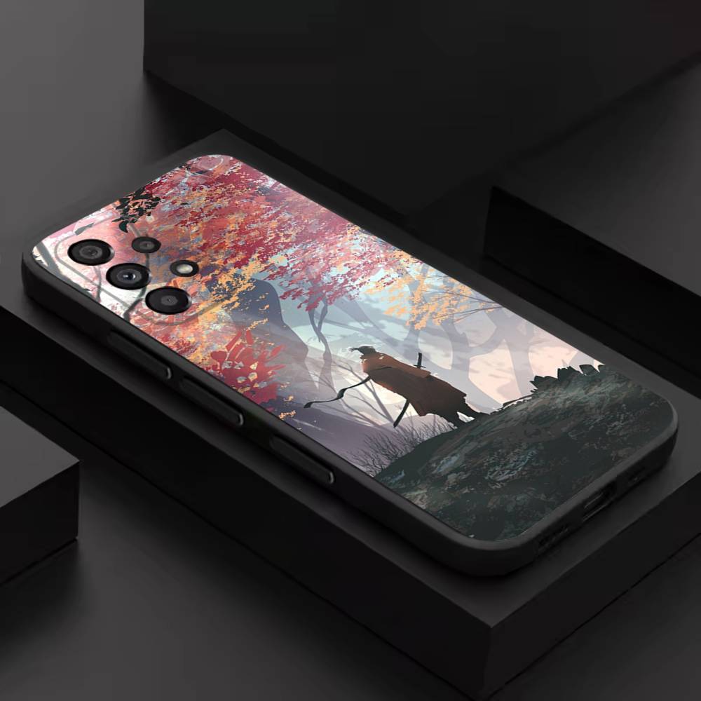 Cool S-Sekiro Game For Samsung S 26,25,24,23,22,30,21,10,9,Ultra,Plus,Lite,FE,4,5G Black Soft Case Phone Case SamsungS21 S305G