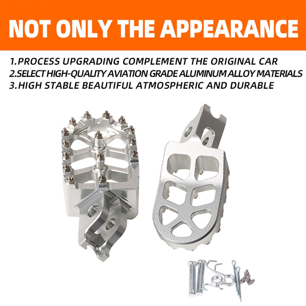 For Honda CRF300L CRF 300 L CRF300 Rally CRF 300L Motorcycle Accessories Footrests Footpeg Foot Pegs Pedals Plate Foot Rests