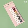 200 de coli Retro Morandi Index Memo Pad Posted It Sticky Notes Paper Sticker
