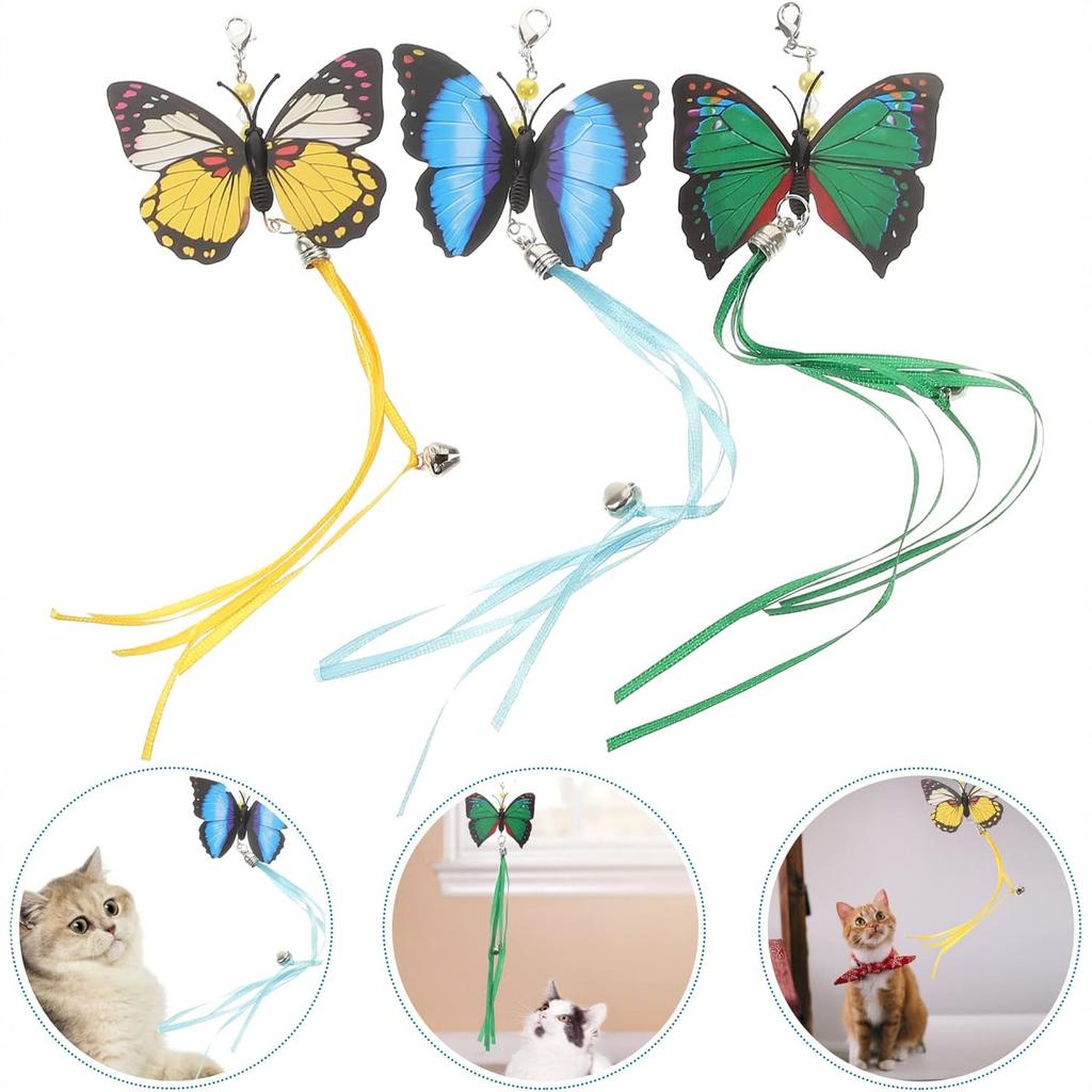 Butterflies Teaser Attachments and Replacements - Interactive Wand Toys