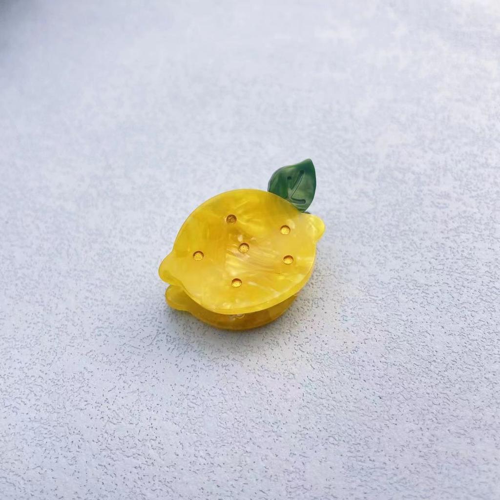 New Acetic Acid Fruit Hair Clip Strawberry Cartoon Hair Accessories Ins High End Cute Hair Clip Y2k