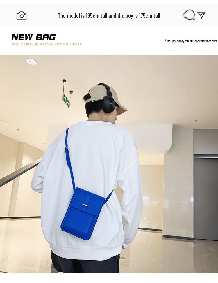 Versatile Vertical Crossbody Bag: Compact Single Compartment