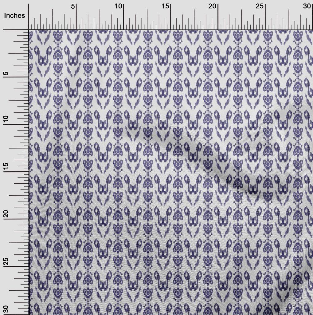 oneOone Cotton Flex Fabric Ethnic Ikat Decor Fabric Printed BTY 40 Inch Wide