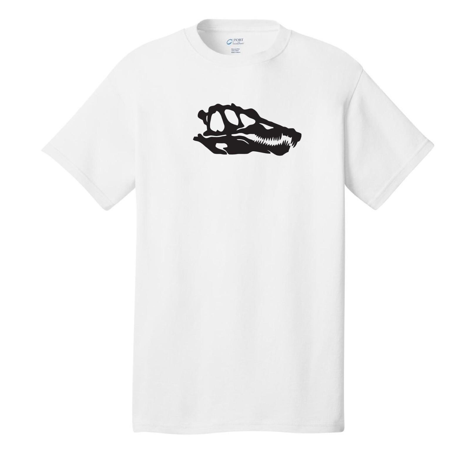 Spinosaurus dinosaur skull silhouette S