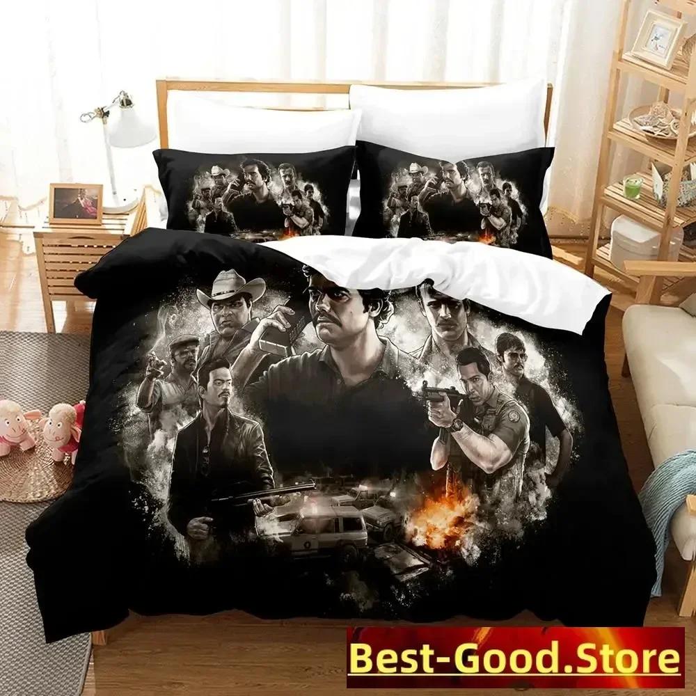 Personelity Narcos Bedding Set Single Twin Printed Bed Set With Pillowcase Bed Duvet Cover Single Double Queen Super King Size
