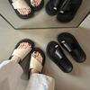 Korean Thick-soled Set of Toe Slippers for Women To Wear In the Summer of 2025, New Fashion Sanya Holiday Beach Sandals