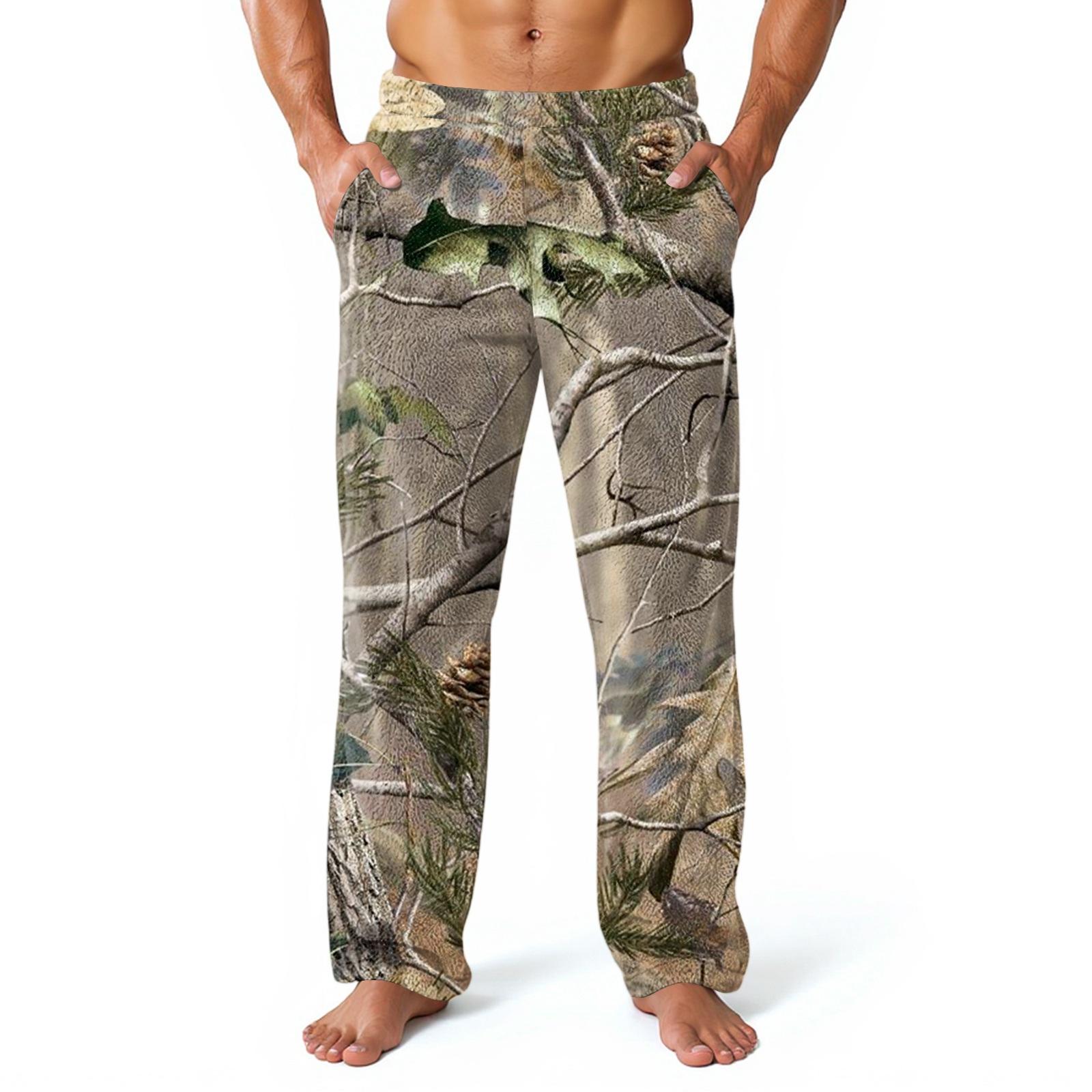 

Чоловічі штани для сну ComfyPants з кишенями М який одяг для дому та сну Повсякденні піжамні штани XL жовтий