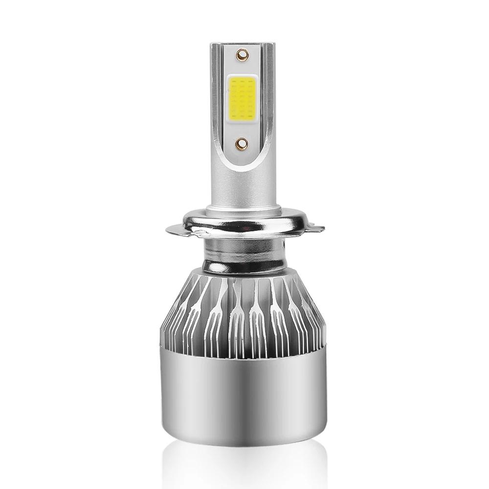 

2 шт. Автомобильные лампы H7 Автомобильные светодиодные лампы для фар 6000K 12V Автомобильные фары Противотуманные светодиодные лампы Автомобильная фара H7