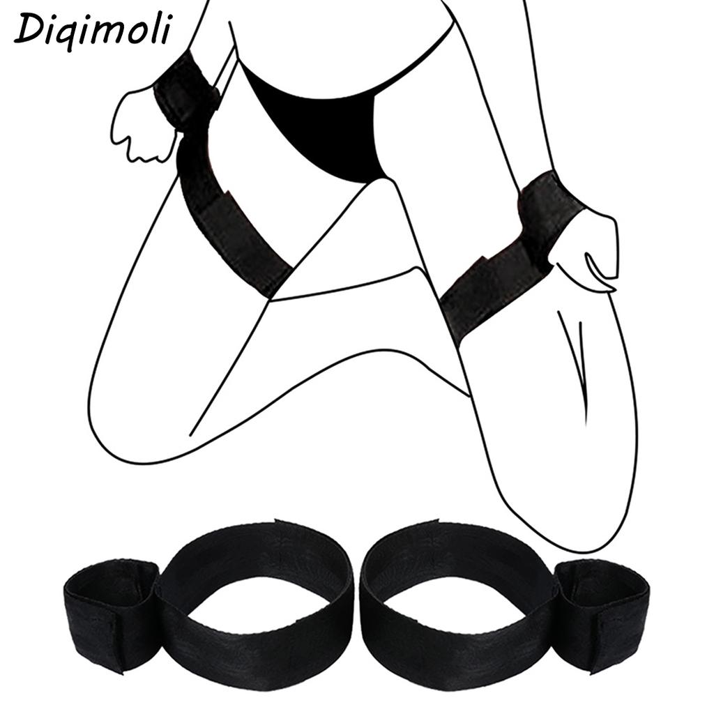BDSM Pasy Krępujące Trening Niewolnicy Seksualni Związywanie Rąk i Ud Kajdanki Fetysz Uprząż Pary Flirt Seks