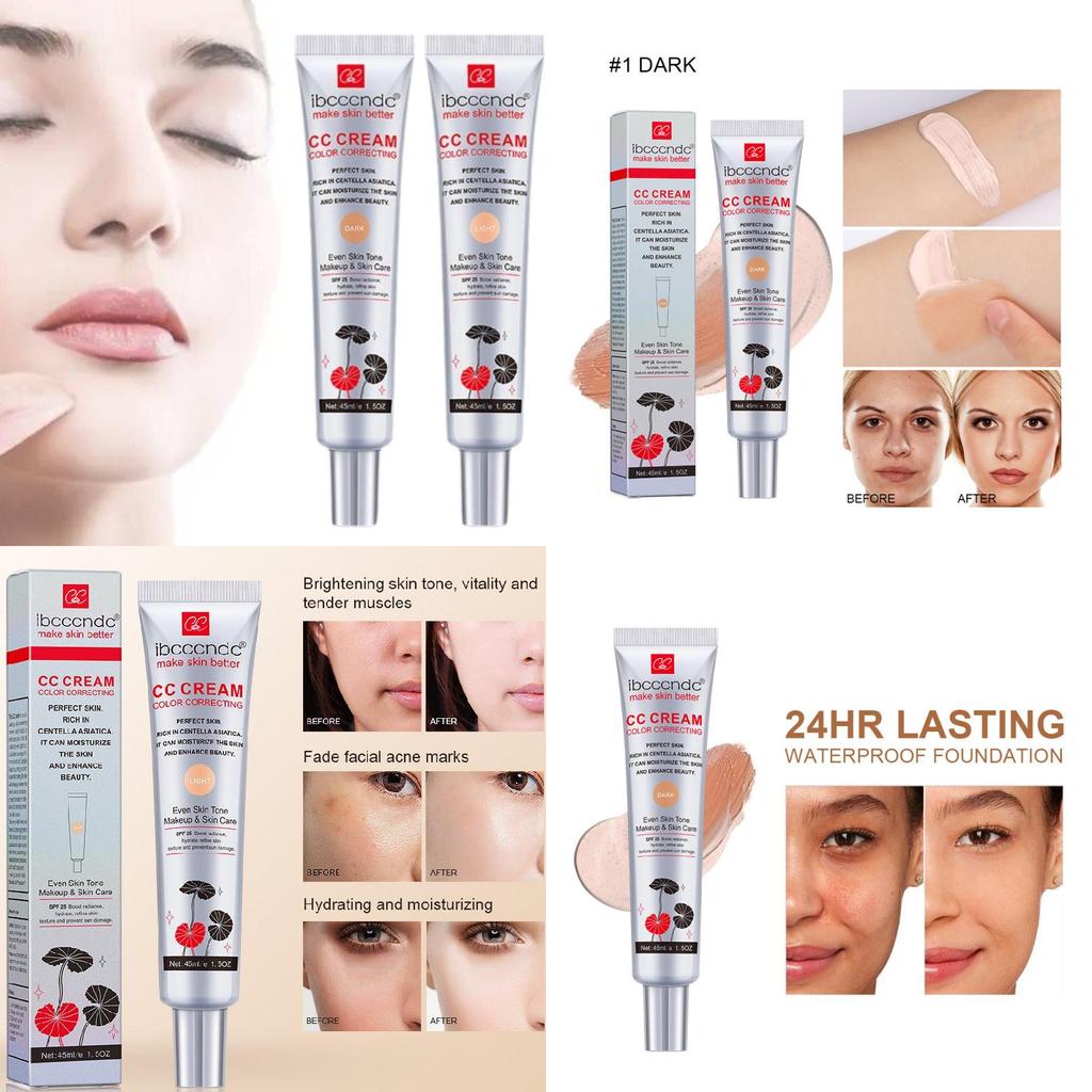 Natural And Lightweight Ibcccndcc Centella Cc Cream For Flawless Skin Tone Perfect For All Skin Types