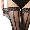Plus Size Thigh High Stockings Lace Top Cooling Elastic Thin  New Spring