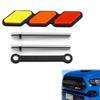 Samcos Car Front Grille Grille Badge Tricolor Auto Car Accessories