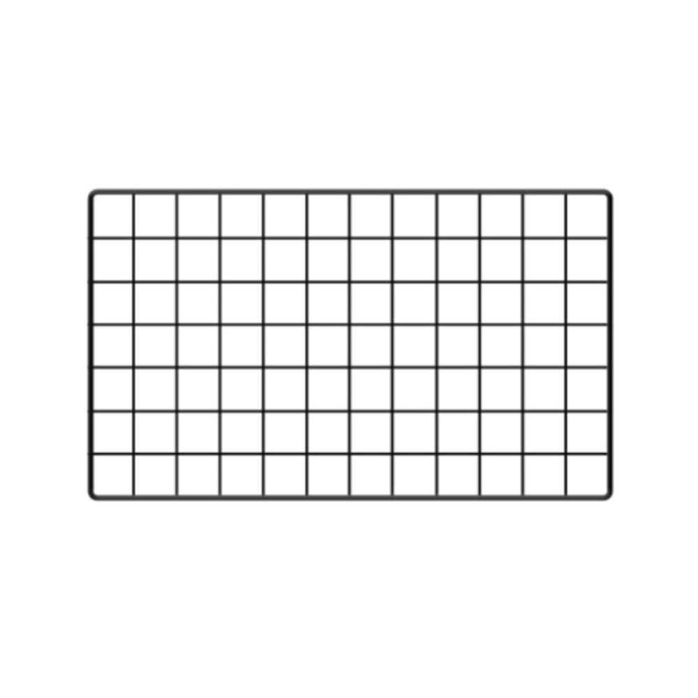 Black Wire Mesh Panel Detachable Rust-resistant Photo Wall Grid Shelf Metal Pet Playpen Panel