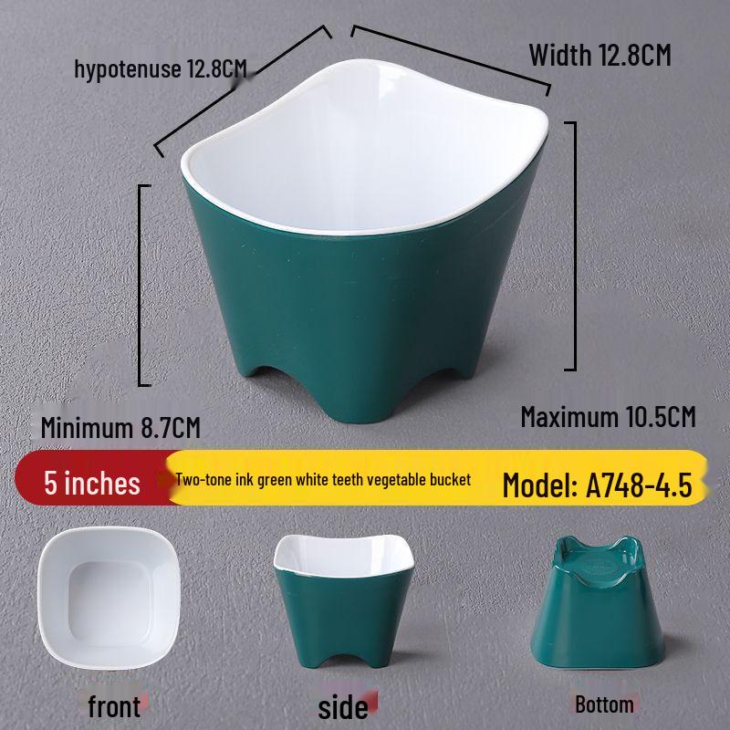 Jijun Melamine Two-Tone Rice Bowl