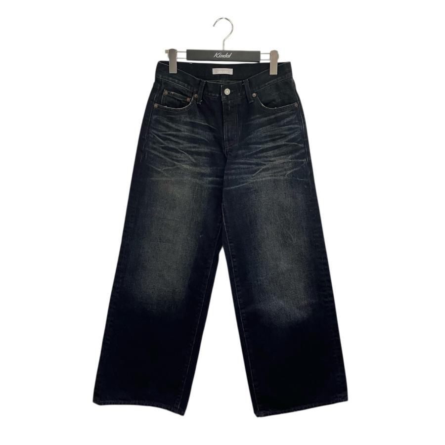 moussy DIRT EFFECTED WIDE STRAIGHT Denim Pants 010JS111-1851 Indigo Size: 1
