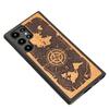 Wooden Case for Samsung Galaxy S22 Ultra - Wind Rose Merbau