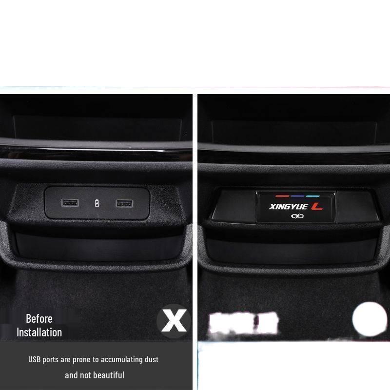 Waterproof, Dustproof Protective Cover for Xingyue L Rear USB Charging Port - Interior Decoration Film Accessory