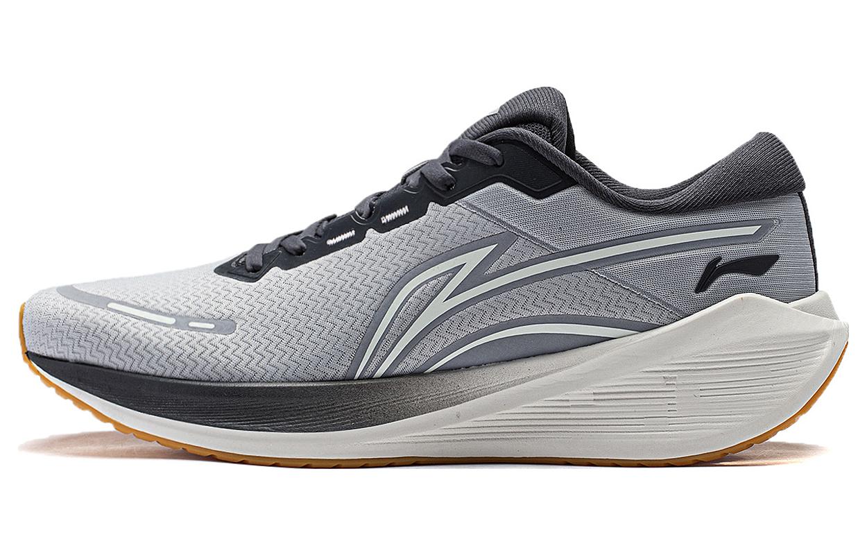 Li Ning MINE V2 Амортизирующие Скользкие Устойчивые к истиранию Низкие Повседневные Беговые Кроссовки Мужские Кирпично-серые ARST053-5 39