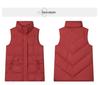 Women's High-End Mid-Length Loose Down Vest - Fashionable Plus Size for Autumn/Winter
